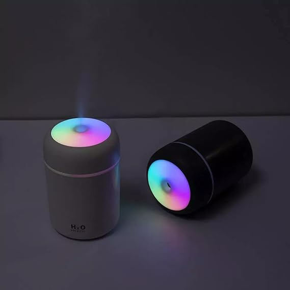 Umidificator de aer cu difuzor aromaterapie si RGB + CADOU 3 uleiuri esentiale