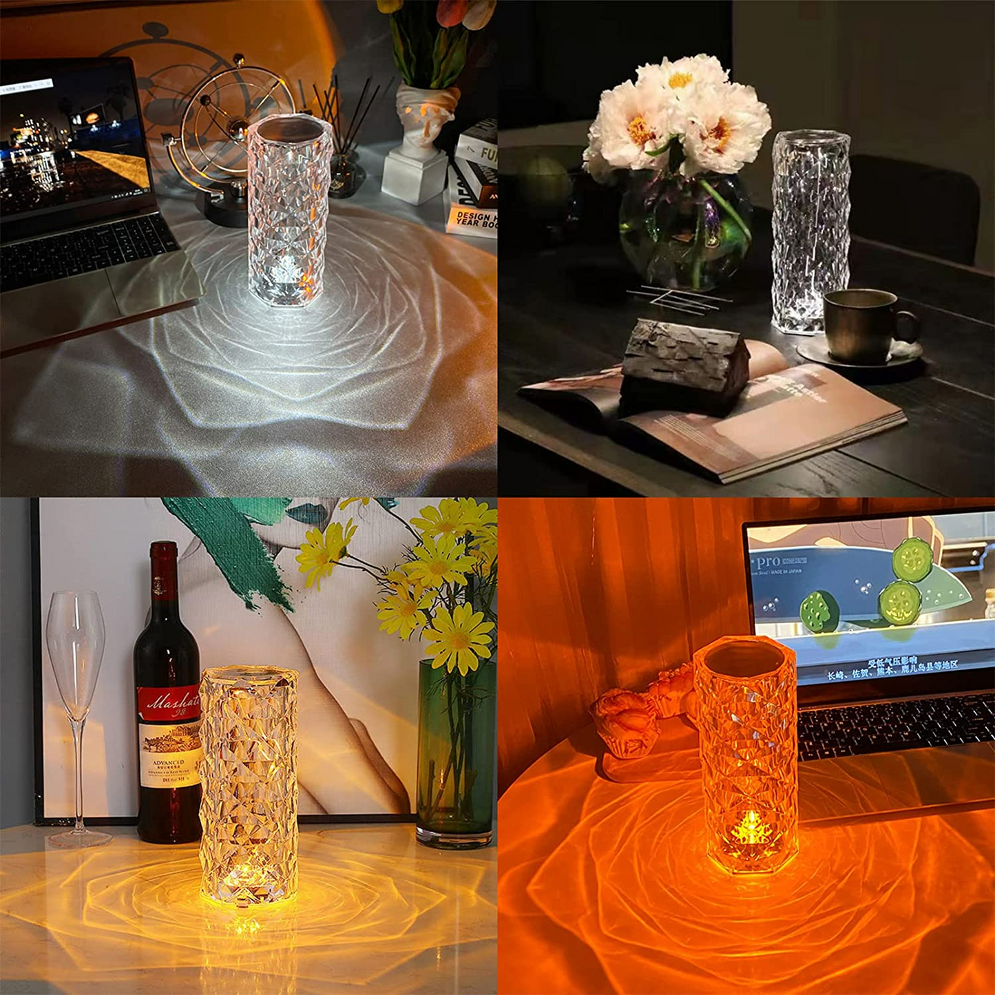 Lampa Magica Cristal RGB cu 16 culori si Telecomanda