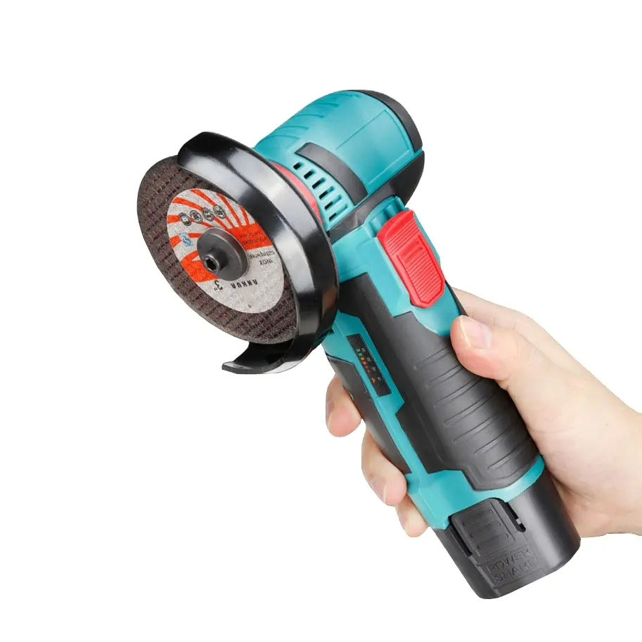 Mini polizor unghiular brushless cu acumulator de 12V + CADOU 2 x disc 76mm