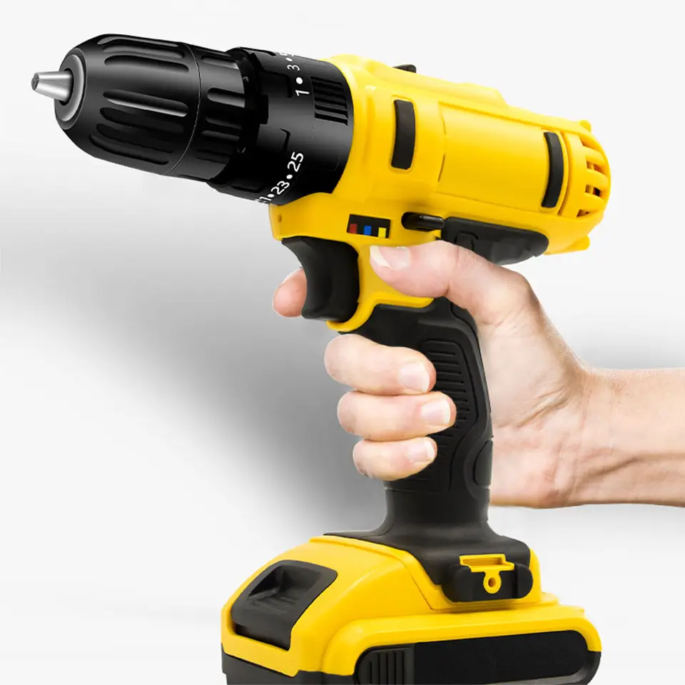 Pachet PROMO: Bormasina cu percutie si 2 acumulatori 24v + 30 accesorii