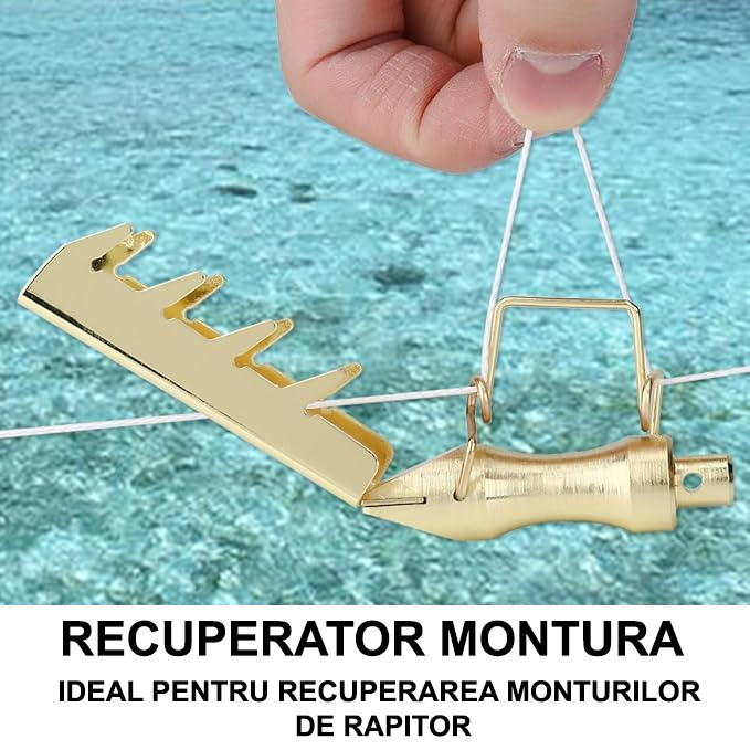 Set recuperator montura T-Bait + rola linie impletita de salvare