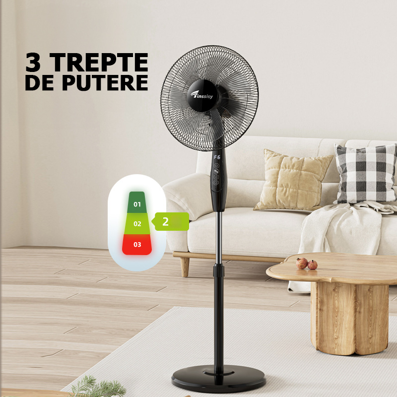 Ventilator SMART WiFi cu 6 ELICE SuperSilentios si control cu TouchScreen, Telecomanda sau Aplicație Mobila