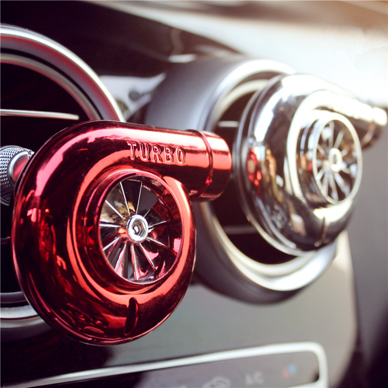 Odorizant Auto model TURBINA + 3 sticlute cu ulei esential CADOU