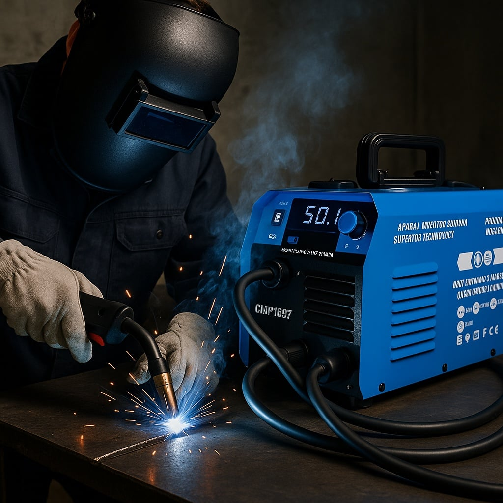 Aparat de sudura tip Invertor cu sarma 495A, MMA/MIG/MAG (TIG LIFT optional) afisaj digital, ventilat, URAL MASH IGBT TEHNOLOGY ULTRA HYBRID POWER, CMP1697