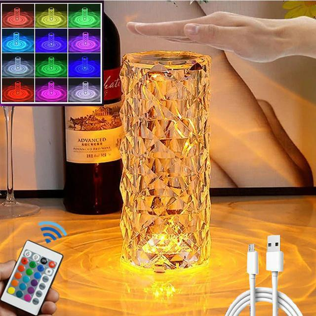 Lampa Magica Cristal RGB cu 16 culori si Telecomanda