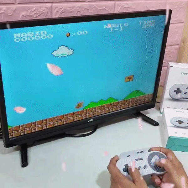 Consola Retro cu Peste 900 de Jocuri din Copilarie si 2 Telecomenzi Pentru Jocurile in DOI