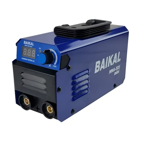 Pachet PROMO: Aparat de sudura Baikal MMA-305 MINI, 305A, 220V, 1.6-5mm + masca sudura + 4 x magneti sudura + manusi de sudura + ciocan pentru zgura