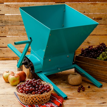 Zdrobitor Struguri Manual, 300-350Kg/Ora, Cuva 20 Litri, model nou