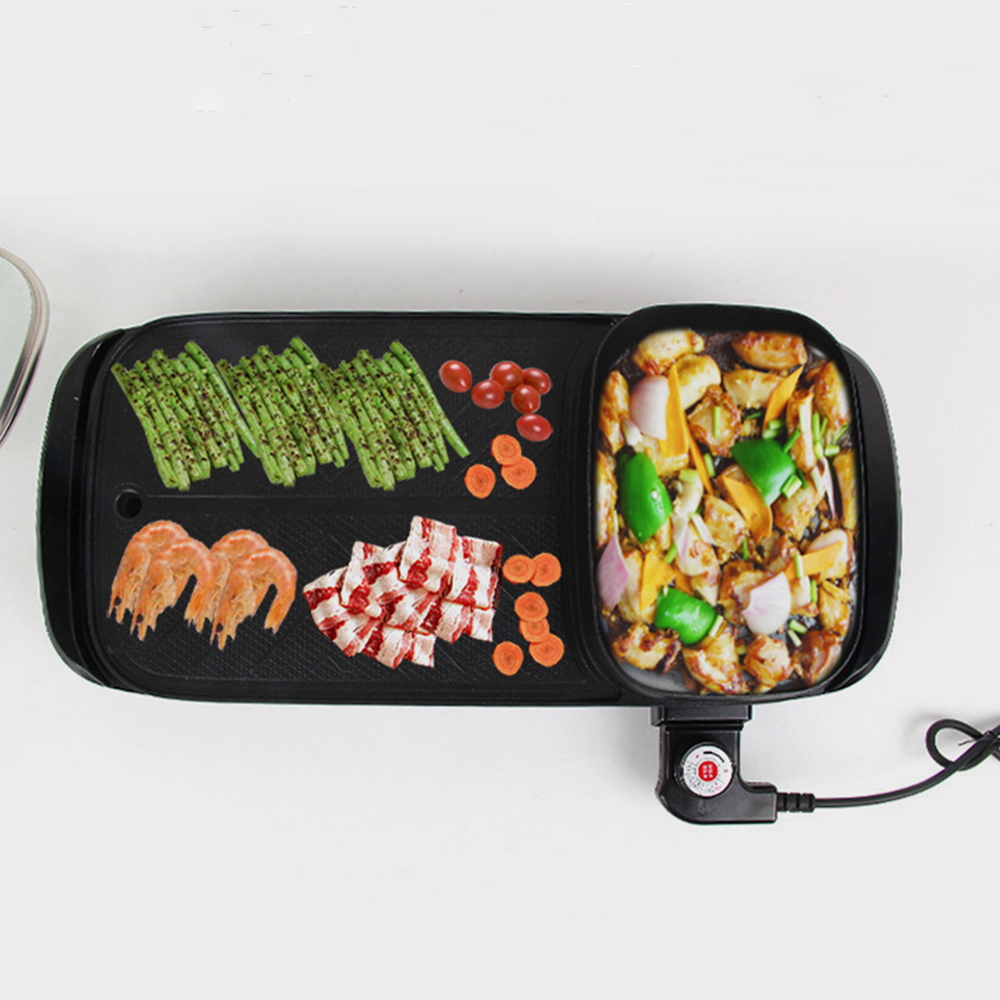 Plita electrica tip GRILL 2in1 cu oala incalzita ChefGrill®