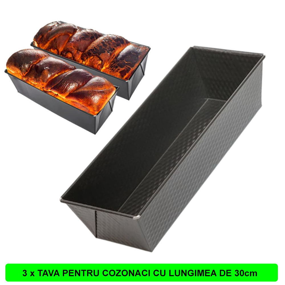PACHET PROMO cu 46 produse 🎁 3 Tavi de Cozonac + 43 Forme metalice si de silicon
