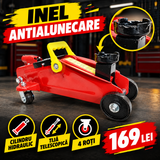 Cric Hidraulic Tip Crocodil 2 Tone MX382, Tijă Telescopică, 4 Roți – pentru Schimbat Roți și Service Auto