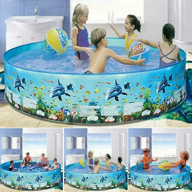 Piscina PVC cu pereti solizi transparenti SeaWonder BestWay pentru copii ( 183cm x 38cm)