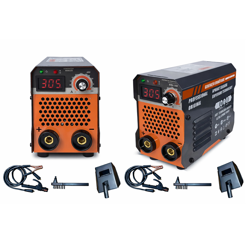 Aparat invertor de Sudura 300A, 1.6-5mm, CABLU electrod 3M , 3kg, IP21S, 220V, URAL MMA300