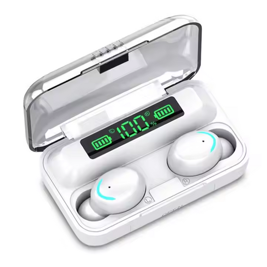 Casti Bluetooth TWS® PRO5.4 cu display LED si functie de Power Bank