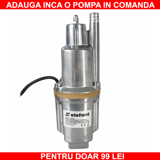 Pompa submersibila cu vibratii Elefant VMP 60 de 18 m3/h