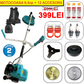 PACHET cu 12 ACCESORII: Motocoasa Campion de 8,5cp cu tija EXTENSIBILA + 12 accesorii CADOU