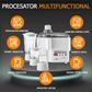 Robot de Bucatarie Multifunctional 4in1 - Blender, Storcator, Rasnita, Masina de Tocat