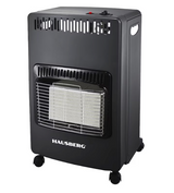 Soba GPL Hausberg 4.2 kW cu 3 plăci ceramice, aprindere piezo & oprire automată – Model HB-1021NG, Negru