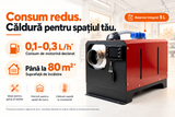 Aerotermă pe motorină CAMPION CMP1478, 8 kW, până la 80 m², 220V/12V/24V, rezervor 5 L, telecomandă
