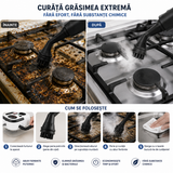 Aparat Profesional de Curățare cu Abur 1500W – Curățenie Profesională Fără Detergenți, Direct la Tine Acasă