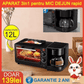 Aparat Multifunctional 3 In 1 MorningStation Mic Dejun - Cuptor, Gratar si Filtru Cafea