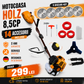 Motocoasa pe benzina HOLZ Germany cu 14 ACCESORII incluse de 8.5CP, 10000 RONm 58cc