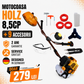 Motocoasa pe benzina HOLZ Germany cu 9 ACCESORII incluse de 8.5CP, 10000 RONm 58cc