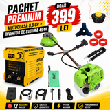 Pachet PROMO: Motocoasa 5600 PRO MX355 de 8.8CP + Aparat de sudura tip Invertor 494A