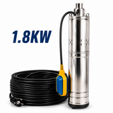 Pompa Apa Submersibila Craft-tec Aqua Premium CABLU 20M, 1800W, 4QGD, 160m inaltime, 5000l/h,MOTOR ULEI IP68 MX2441