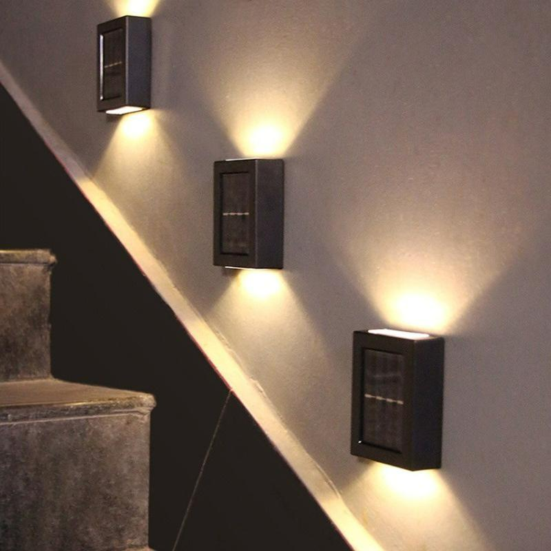 Set 10 Lampi Solare Decorative cu Lumini Sus-Jos stil SCANDINAV