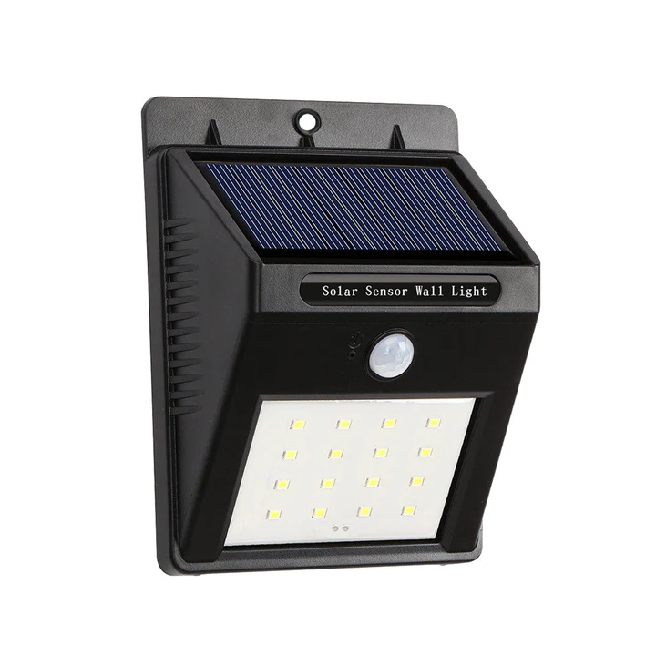 Set 5 Lampi Solare ULTRA 20 LED cu senzor miscare si rezistente la apa